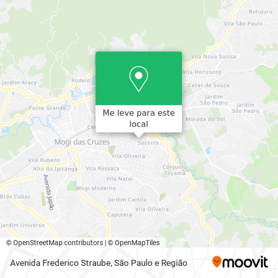 Avenida Frederico Straube mapa