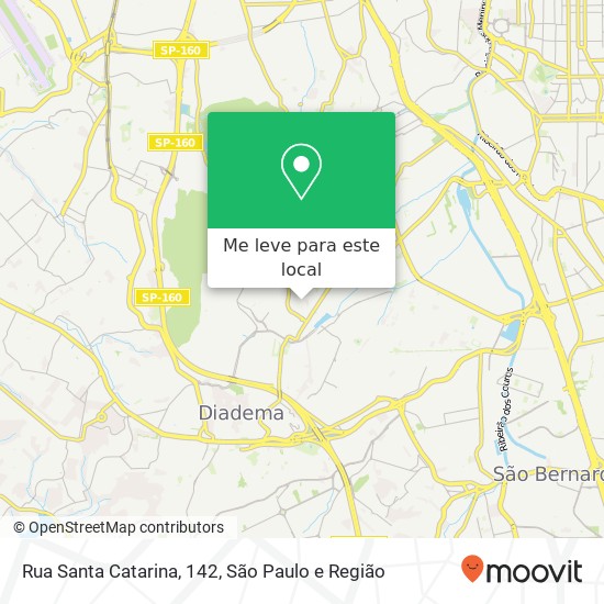 Rua Santa Catarina, 142 mapa