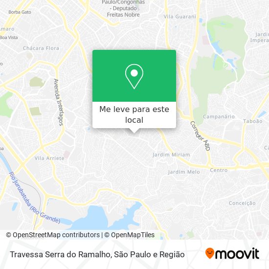 Travessa Serra do Ramalho mapa