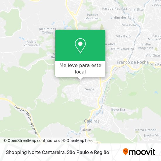 Shopping Norte Cantareira mapa