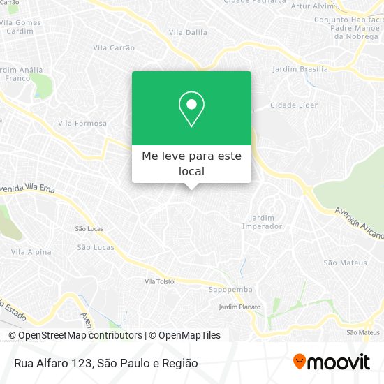 Rua Alfaro 123 mapa