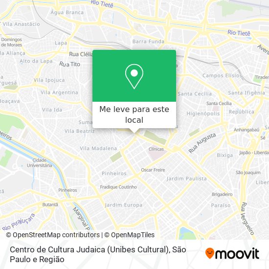 Centro de Cultura Judaica (Unibes Cultural) mapa