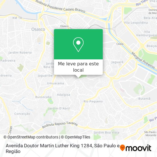 Avenida Doutor Martin Luther King 1284 mapa