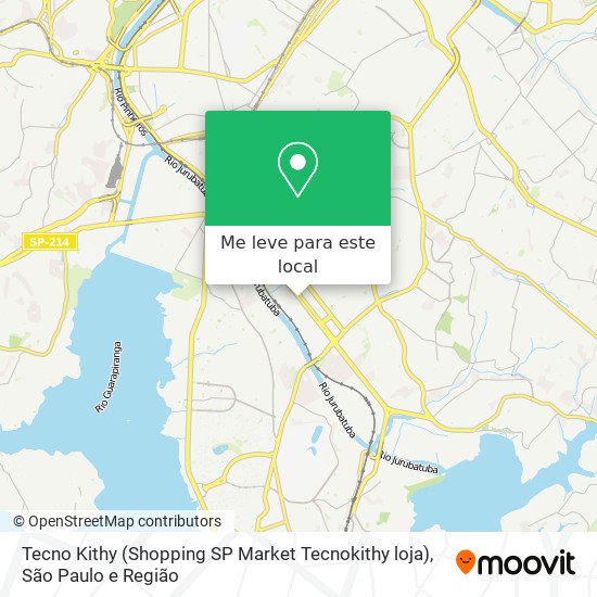 Tecno Kithy (Shopping SP Market Tecnokithy loja) mapa