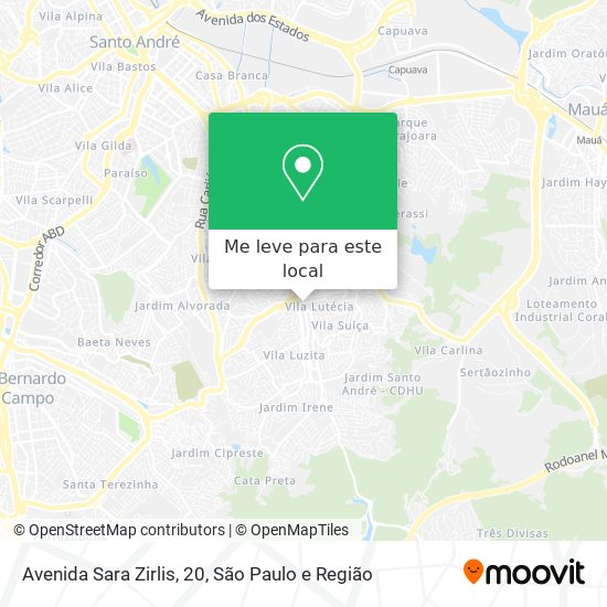 Avenida Sara Zirlis, 20 mapa