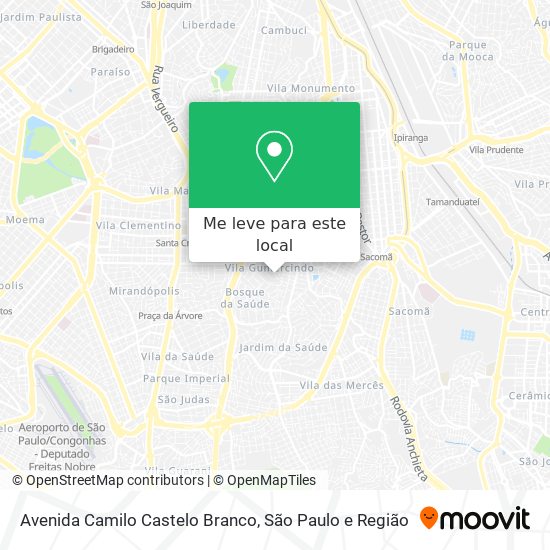 Avenida Camilo Castelo Branco mapa