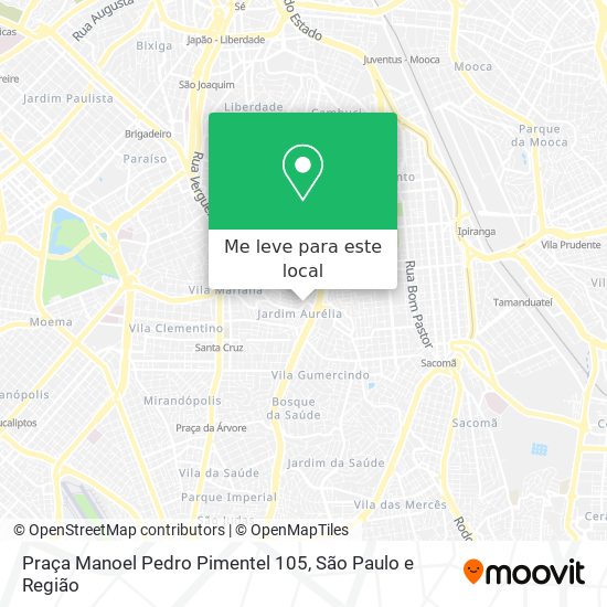 Praça Manoel Pedro Pimentel 105 mapa