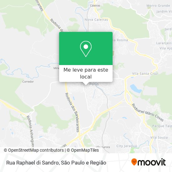 Rua Raphael di Sandro mapa