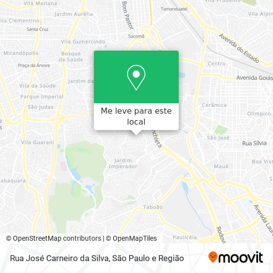 Rua José Carneiro da Silva mapa