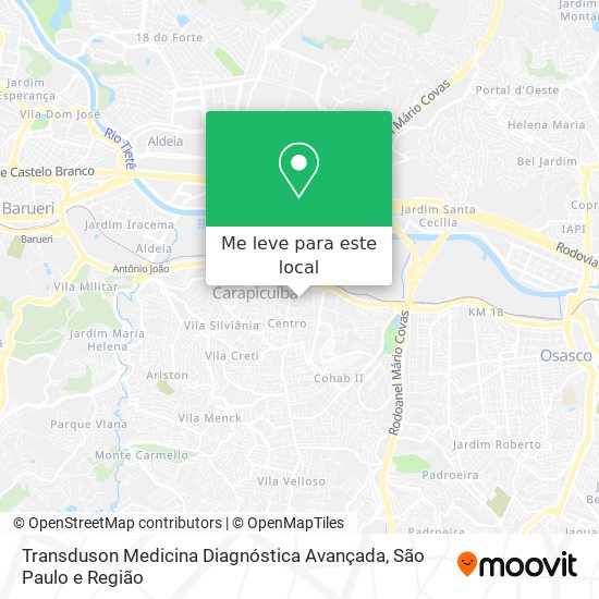 Transduson Medicina Diagnóstica Avançada mapa