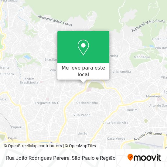 Rua João Rodrigues Pereira mapa