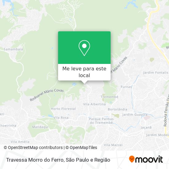 Travessa Morro do Ferro mapa