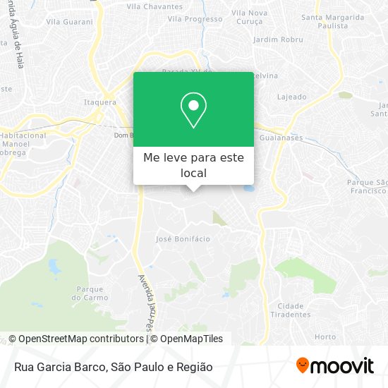 Rua Garcia Barco mapa