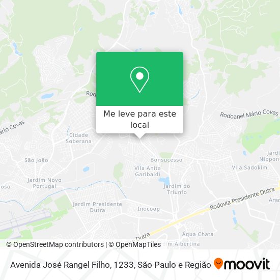 Avenida José Rangel Filho, 1233 mapa