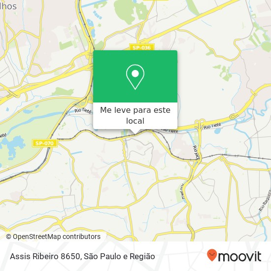 Assis Ribeiro 8650 mapa
