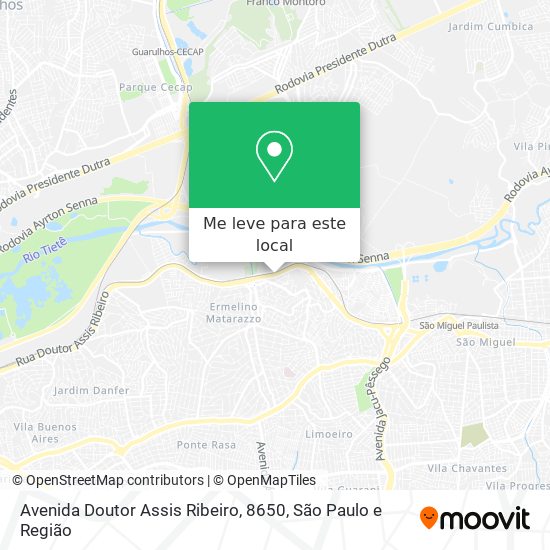 Avenida Doutor Assis Ribeiro, 8650 mapa