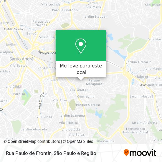 Rua Paulo de Frontin mapa