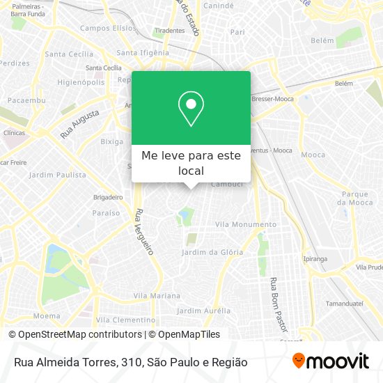 Rua Almeida Torres, 310 mapa