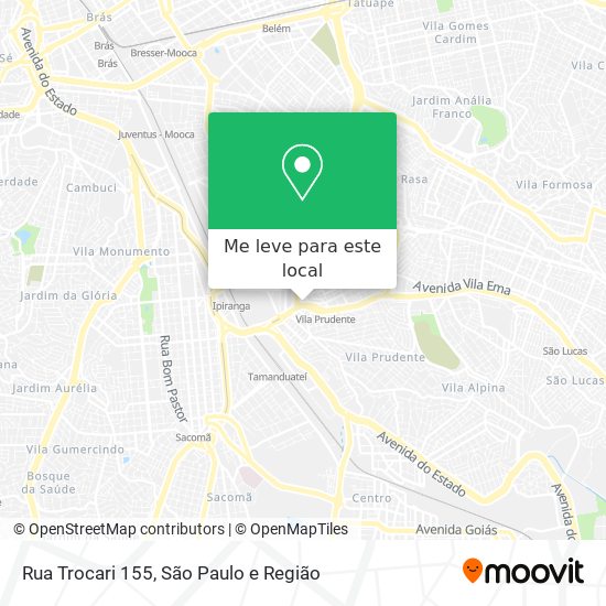 Rua Trocari 155 mapa