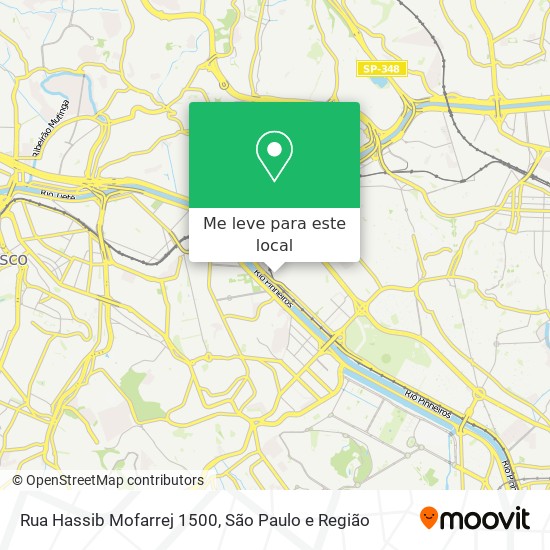 Rua Hassib Mofarrej 1500 mapa