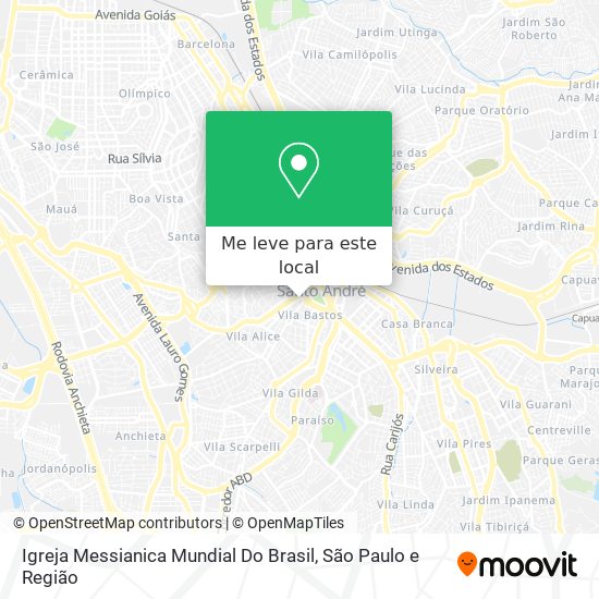 Igreja Messianica Mundial Do Brasil mapa