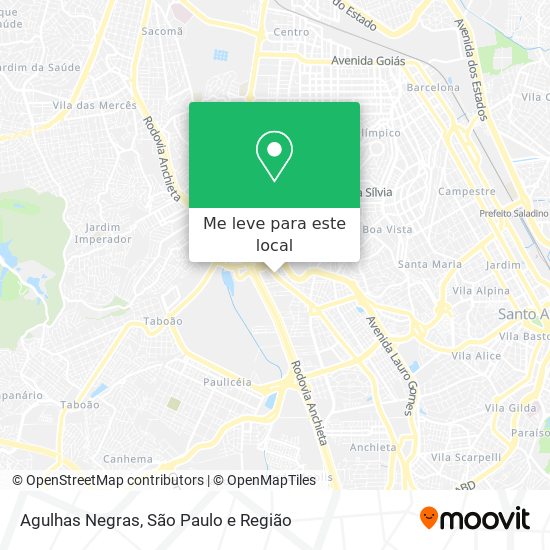 Agulhas Negras mapa