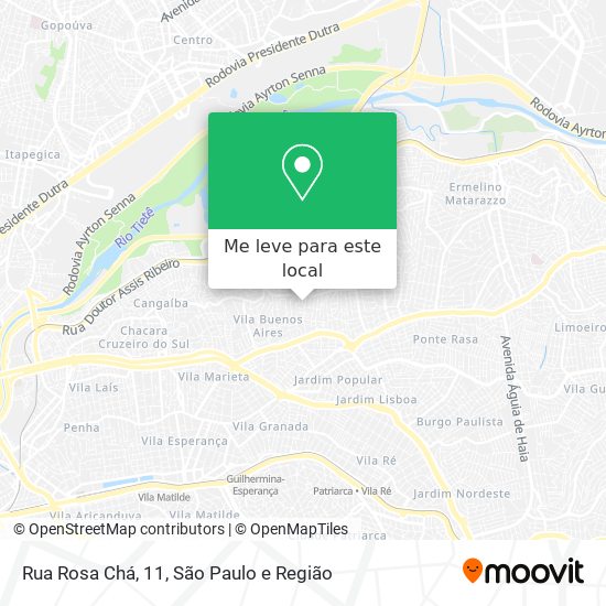 Rua Rosa Chá, 11 mapa