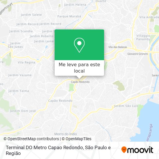 Terminal DO Metro Capao Redondo mapa