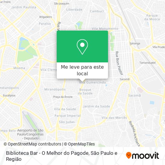 Biblioteca Bar - O Melhor do Pagode mapa