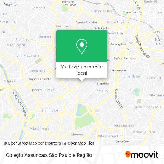 Colegio Assuncao mapa