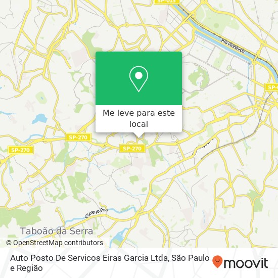 Auto Posto De Servicos Eiras Garcia Ltda, Avenida Eng. Heitor Antônio Eiras Garcia Butantã São Paulo-SP 05564-000 mapa