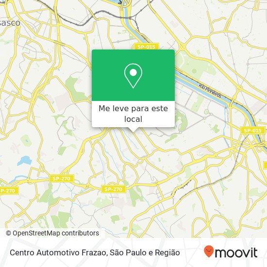 Centro Automotivo Frazao, Avenida Nossa Senhora da Assunção, 973 Rio Pequeno São Paulo-SP 05359-001 mapa