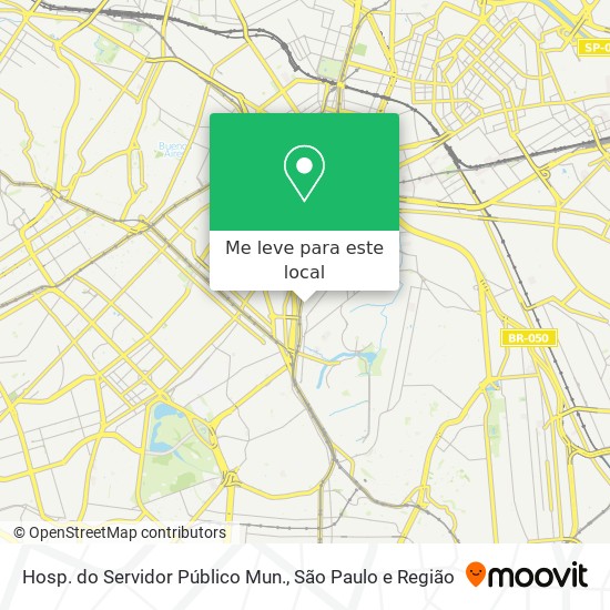 Hosp. do Servidor Público Mun. mapa