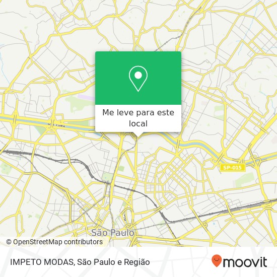 IMPETO MODAS, Rua José Joaquim Moredo Pari São Paulo-SP 01109-100 mapa
