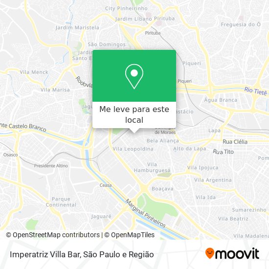 Imperatriz Villa Bar mapa