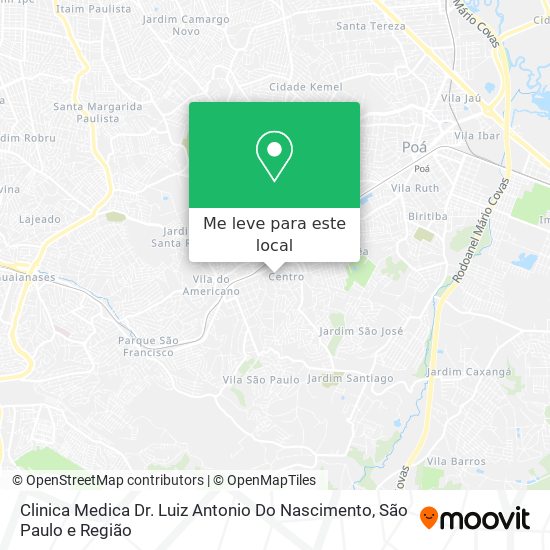 Clinica Medica Dr. Luiz Antonio Do Nascimento mapa