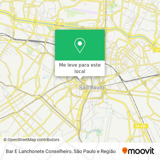 Bar E Lanchonete Conselheiro mapa