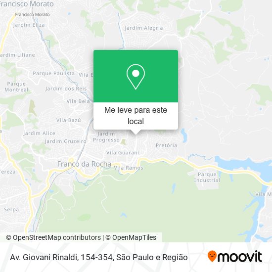 Av. Giovani Rinaldi, 154-354 mapa