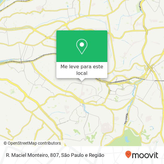 R. Maciel Monteiro, 807 mapa