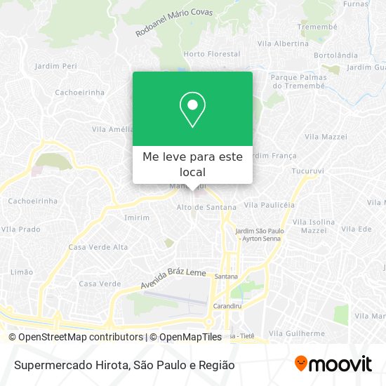 Supermercado Hirota mapa