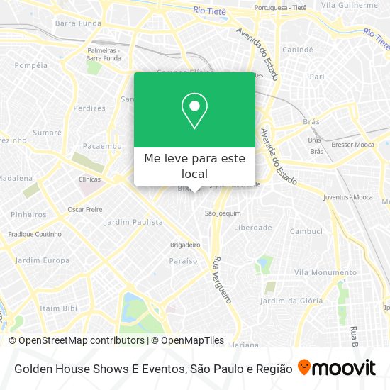 Golden House Shows E Eventos mapa
