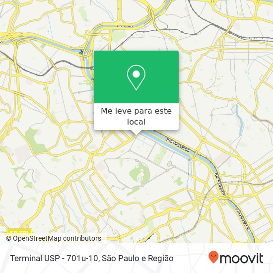 Terminal USP - 701u-10 mapa