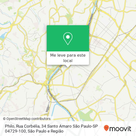 Philo, Rua Corbélia, 34 Santo Amaro São Paulo-SP 04729-100 mapa