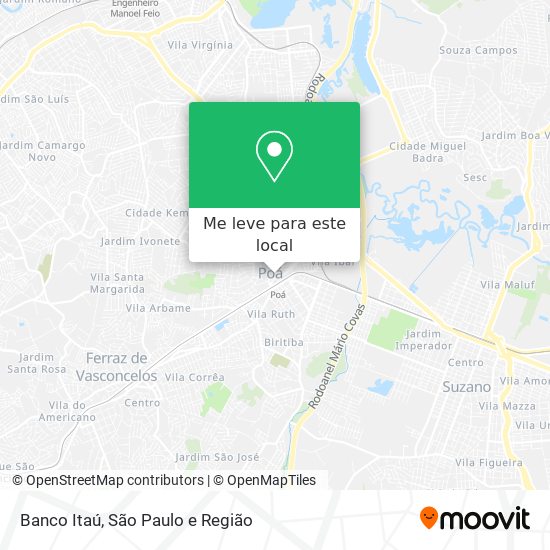 Banco Itaú mapa