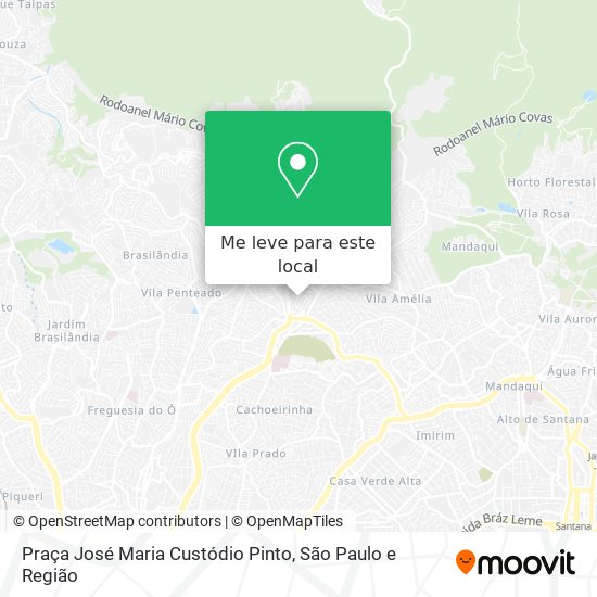 Praça José Maria Custódio Pinto mapa