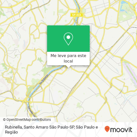 Rubinella, Santo Amaro São Paulo-SP mapa