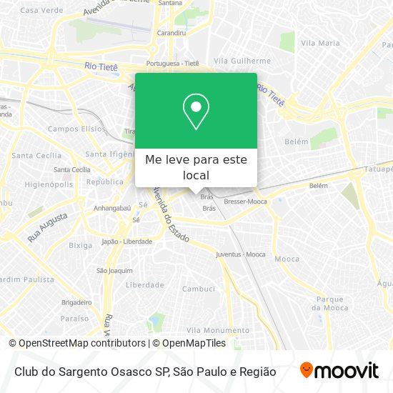 Club do Sargento Osasco SP mapa