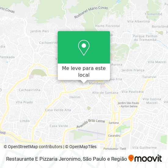 Restaurante E Pizzaria Jeronimo mapa
