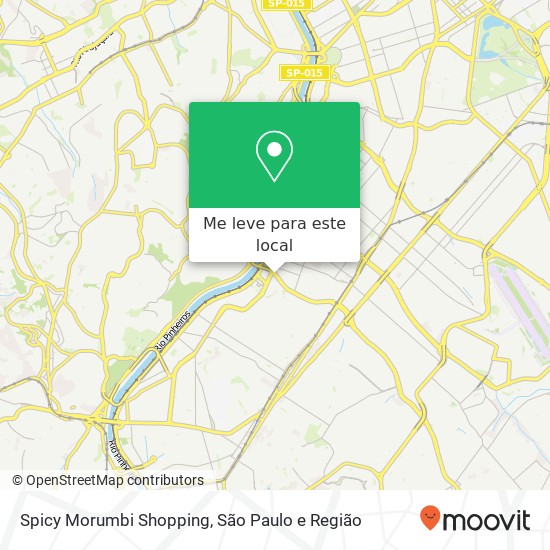 Spicy Morumbi Shopping, Avenida Roque Petroni Júnior, 1089 Santo Amaro São Paulo-SP 04707-000 mapa