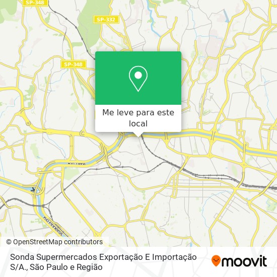 Sonda Supermercados Exportação E Importação S / A. mapa